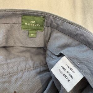 Sid Mashburn Gray Chinos Versatile Comfort